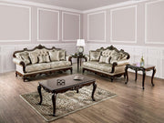 Veracruz Dark Cherry/Beige Loveseat - FM65002BG-LV