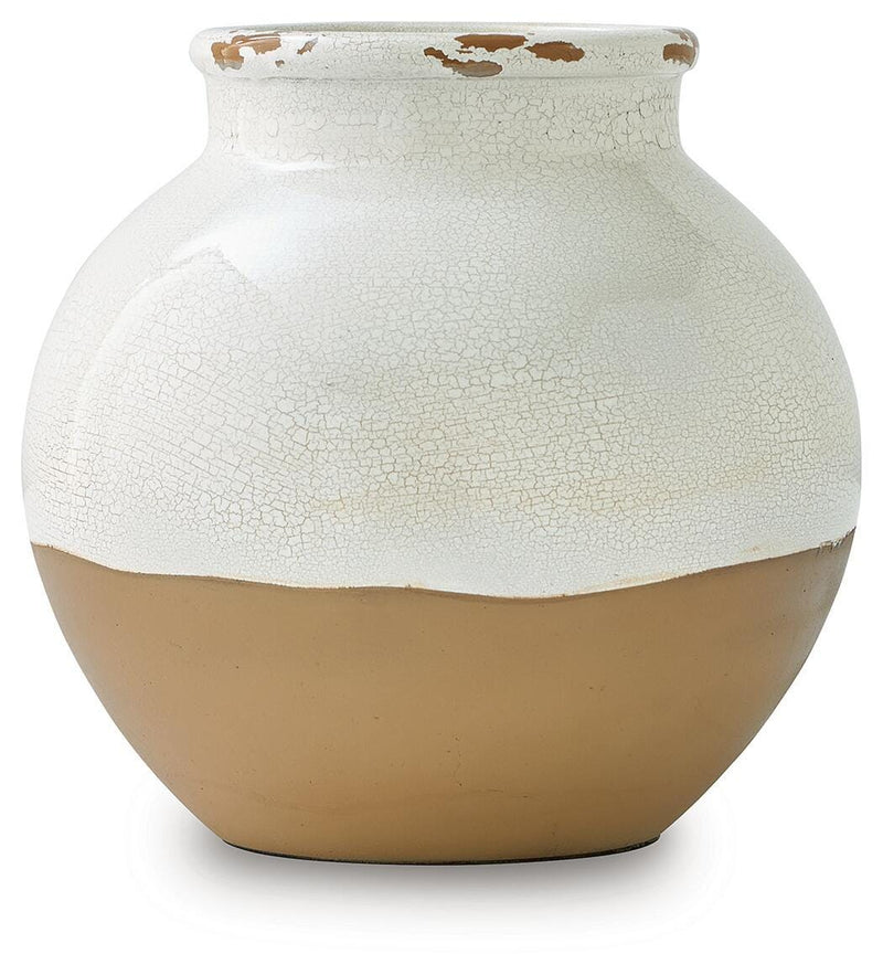 Vercott Cream/Tan Vase - A2000956