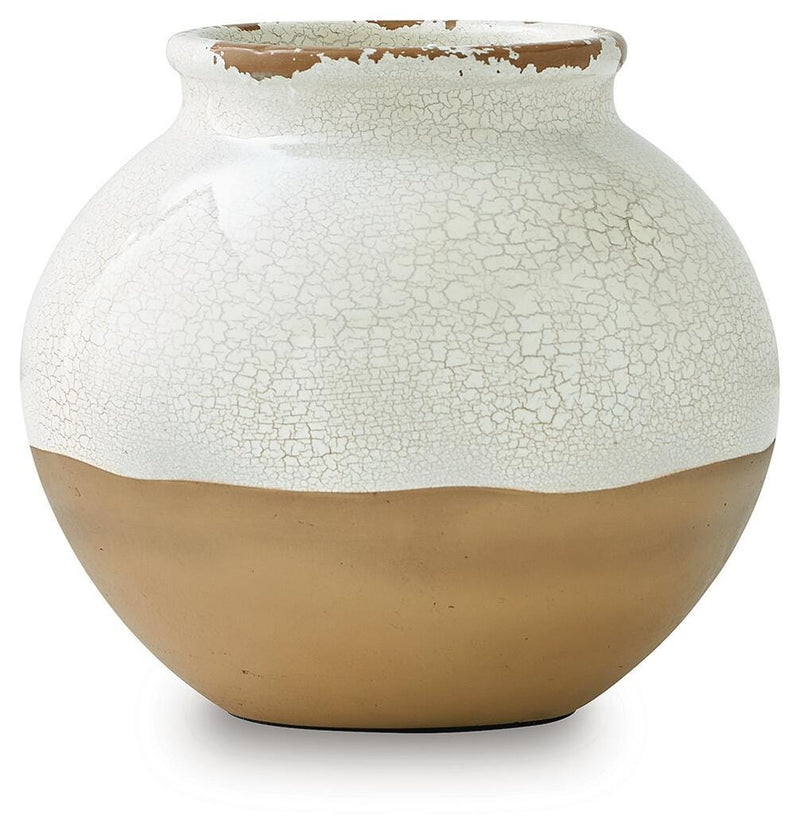 Vercott Cream/Tan Vase - A2000957