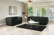 Verdal Black Loveseat - FM61001BK-LV