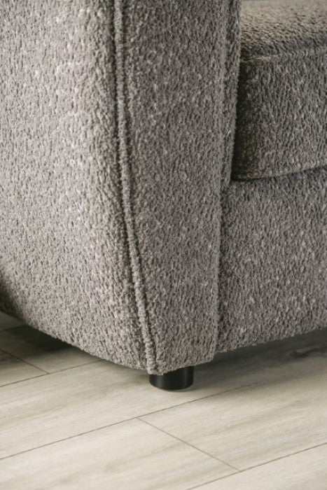 Verdal Charcoal Gray Loveseat - FM61001GY-LV