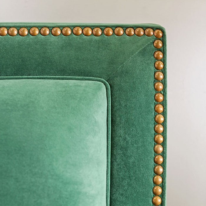 Verdante Emerald Green/Gold Sofa - SM2271-SF