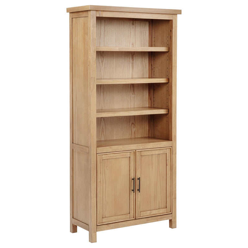 Vermes 72-inch 2-door Home Office Cabinet Bookcase Light Ash - 802063