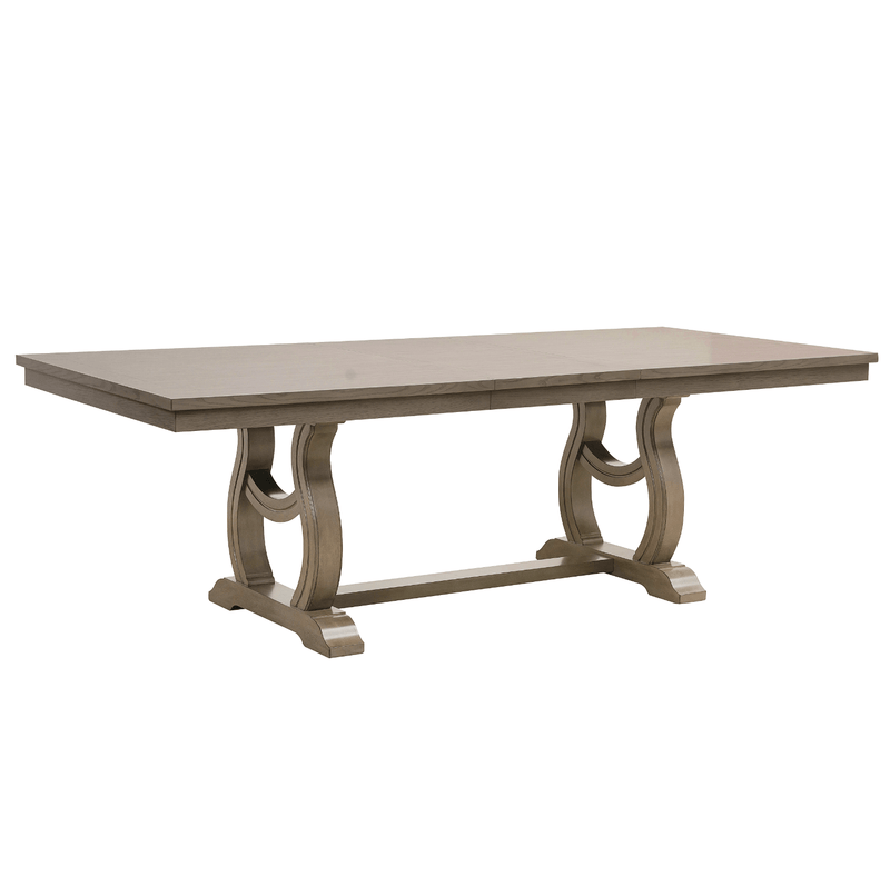 Vermillion Gray Cashmere Extendable Dining Set - Gate FurnitureDining Room Set