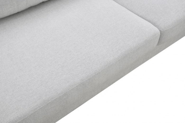 Vermon Light Gray Loveseat - FM61004LG-LV