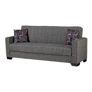 Vermont 82 in. Convertible Sleeper Sofa in Gray with Storage - Gate FurnitureSleeper Sofa