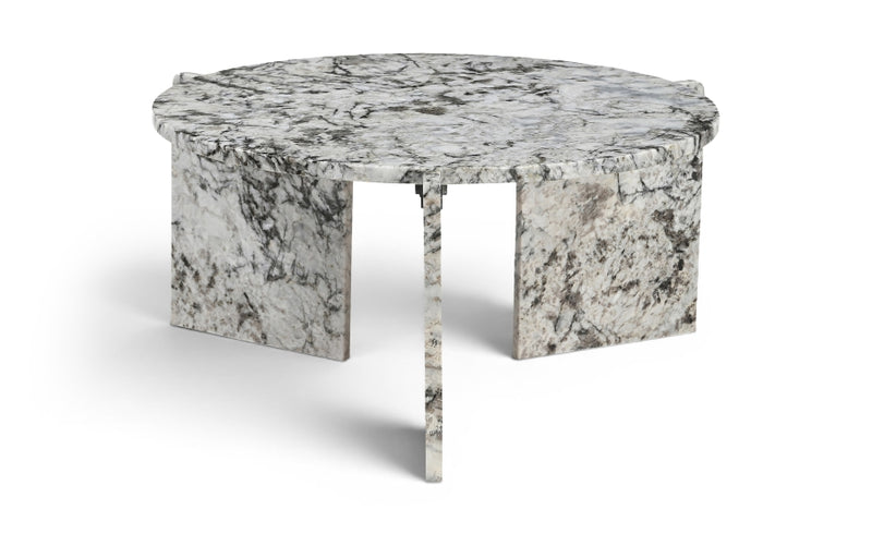 Vernazza Genuine Marble Coffee Table in Alaska - 77009Alaska-CT