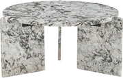 Vernazza Genuine Marble Coffee Table in Alaska - 77009Alaska-CT
