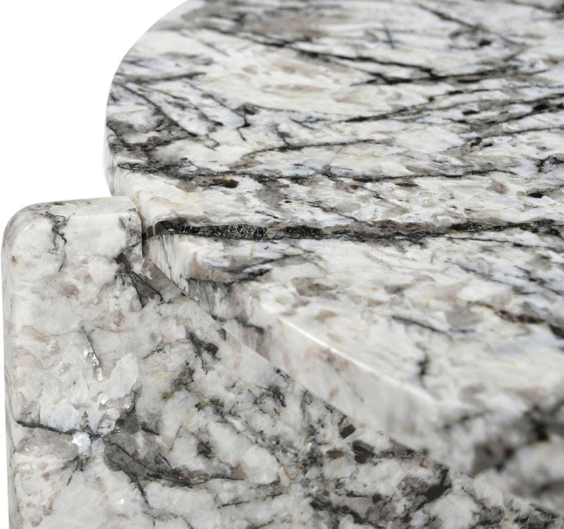 Vernazza Genuine Marble Coffee Table in Alaska - 77009Alaska-CT