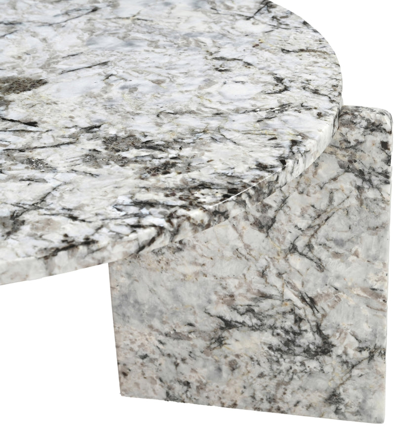 Vernazza Genuine Marble Coffee Table in Alaska - 77009Alaska-CT