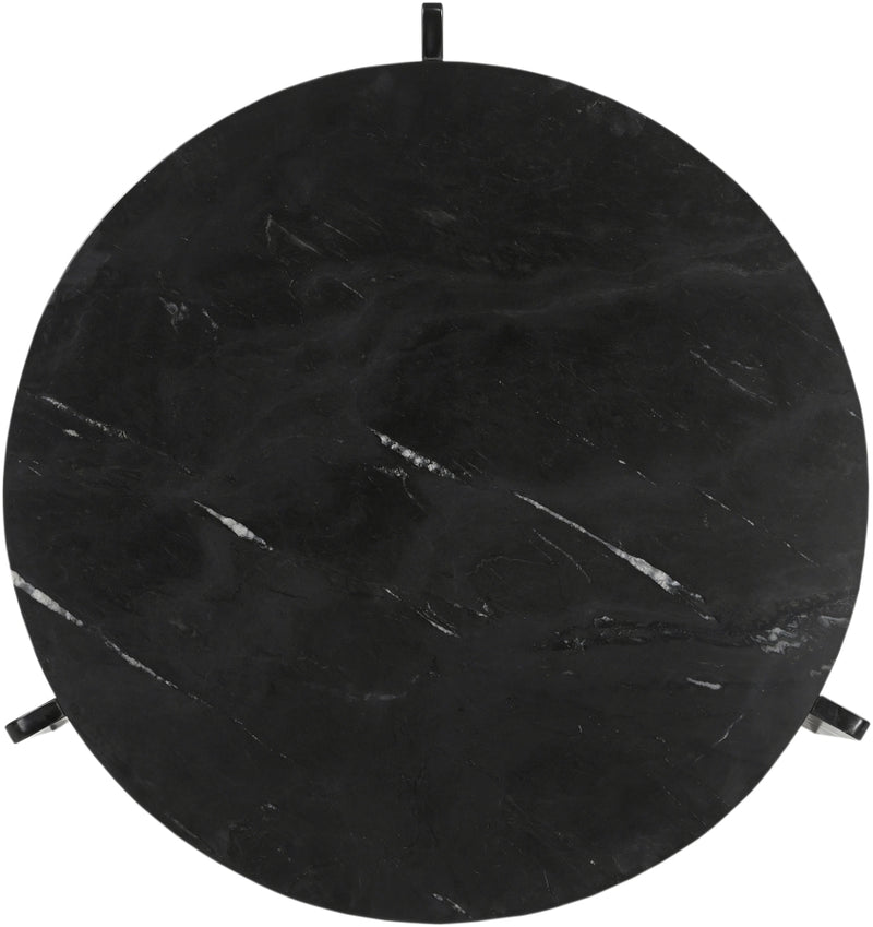 Vernazza Genuine Marble Coffee Table in Black - 77009Black-CT