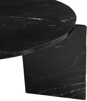 Vernazza Genuine Marble Coffee Table in Black - 77009Black-CT