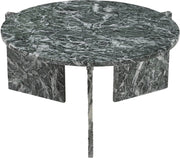 Vernazza Genuine Marble Coffee Table in Green - 77009Green-CT