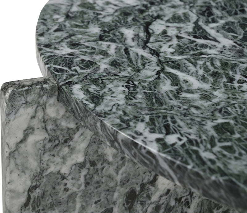 Vernazza Genuine Marble Coffee Table in Green - 77009Green-CT