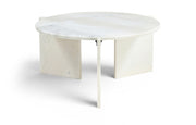 Vernazza Genuine Marble Coffee Table in White - 77009White-CT