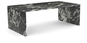 Vernazza Marble Coffee Table in Black - 99004Black-CT
