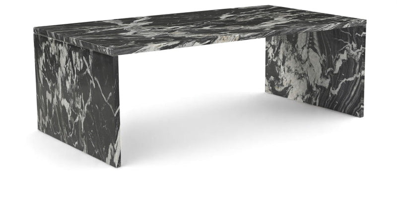 Vernazza Marble Coffee Table in Black - 99004Black-CT