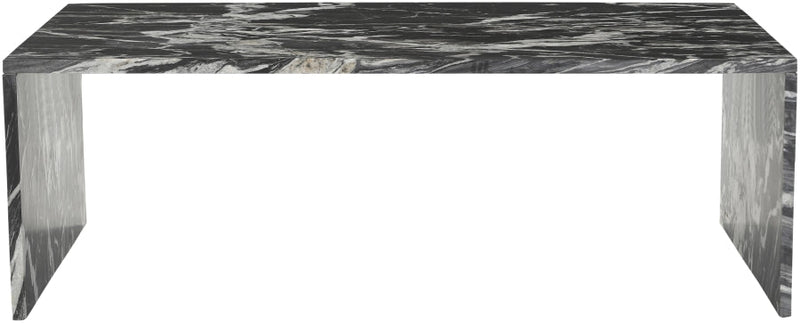 Vernazza Marble Coffee Table in Black - 99004Black-CT