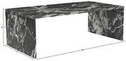 Vernazza Marble Coffee Table in Black - 99004Black-CT
