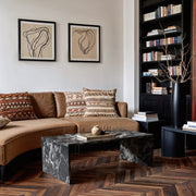 Vernazza Marble Coffee Table in Black - 99004Black-CT