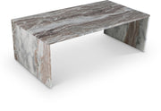 Vernazza Marble Coffee Table in Brown - 99004Brown-CT