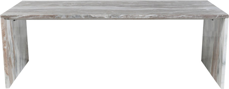 Vernazza Marble Coffee Table in Brown - 99004Brown-CT