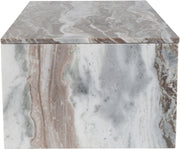 Vernazza Marble Coffee Table in Brown - 99004Brown-CT