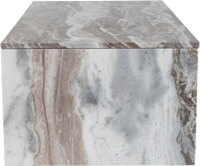 Vernazza Marble Coffee Table in Brown - 99004Brown-CT