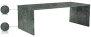 Vernazza Marble Coffee Table in Green - 99004Green-CT