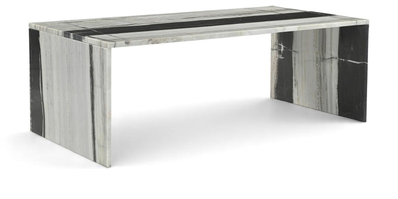 Vernazza Marble Coffee Table in Panda - 99004Panda-CT