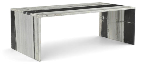 Vernazza Marble Coffee Table in Panda - 99004Panda-CT