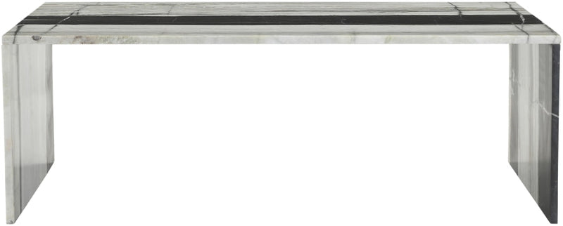 Vernazza Marble Coffee Table in Panda - 99004Panda-CT