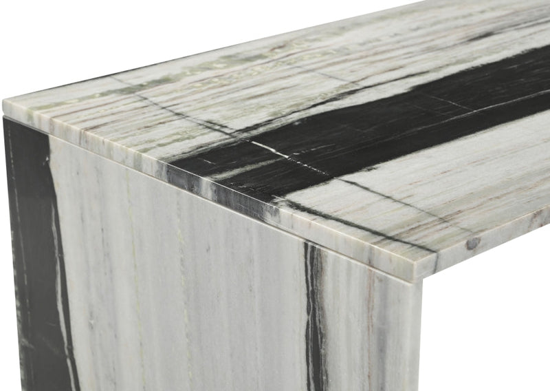 Vernazza Marble Coffee Table in Panda - 99004Panda-CT