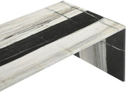Vernazza Marble Coffee Table in Panda - 99004Panda-CT