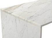 Vernazza Marble Coffee Table in White - 99004White-CT