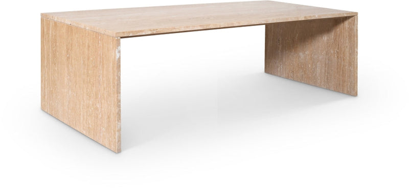 Vernazza Travertine Coffee Table in Natural - 99005Travertine-CT