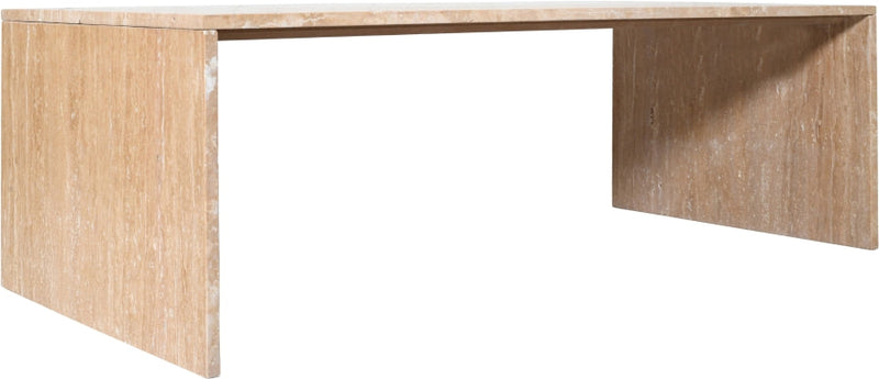 Vernazza Travertine Coffee Table in Natural - 99005Travertine-CT
