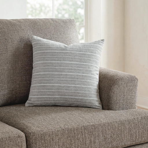 Vernthrone Taupe/White Pillow (Set of 4) - A1001184