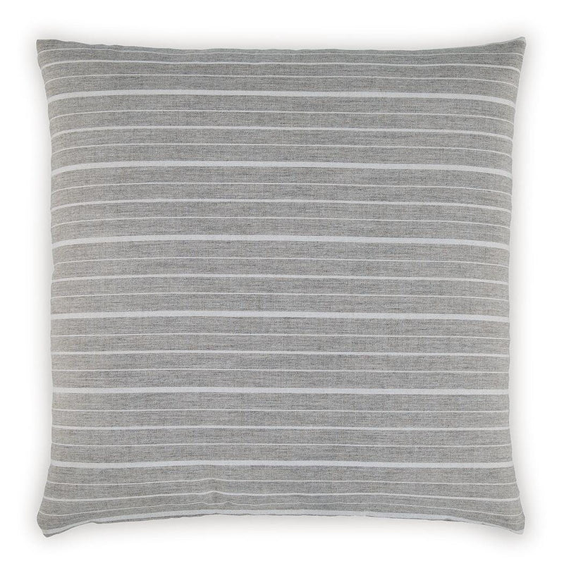 Vernthrone Taupe/White Pillow (Set of 4) - A1001184