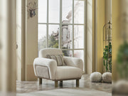 Verona 3-pieces (Sofa & Loveseat & Chair) Livingroom in Cream - 200-MAX-VER-GIR03-GIR05-321