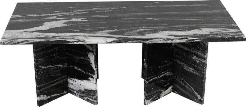 Verona Marble Coffee Table in Black - 220Black-CT