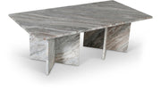 Verona Marble Coffee Table in Brown - 220Brown-CT