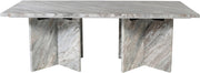 Verona Marble Coffee Table in Brown - 220Brown-CT