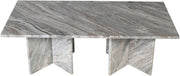 Verona Marble Coffee Table in Brown - 220Brown-CT