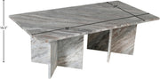 Verona Marble Coffee Table in Brown - 220Brown-CT