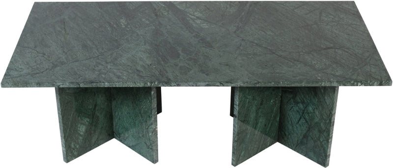 Verona Marble Coffee Table in Green - 220Green-CT