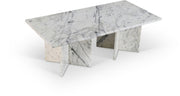 Verona Marble Coffee Table in White - 220White-CT