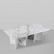Verona Marble Coffee Table in White - 220White-CT