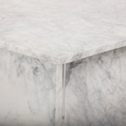 Verona Marble Coffee Table in White - 220White-CT