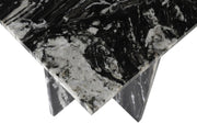Verona Marble End Table in Black - 220Black-ET